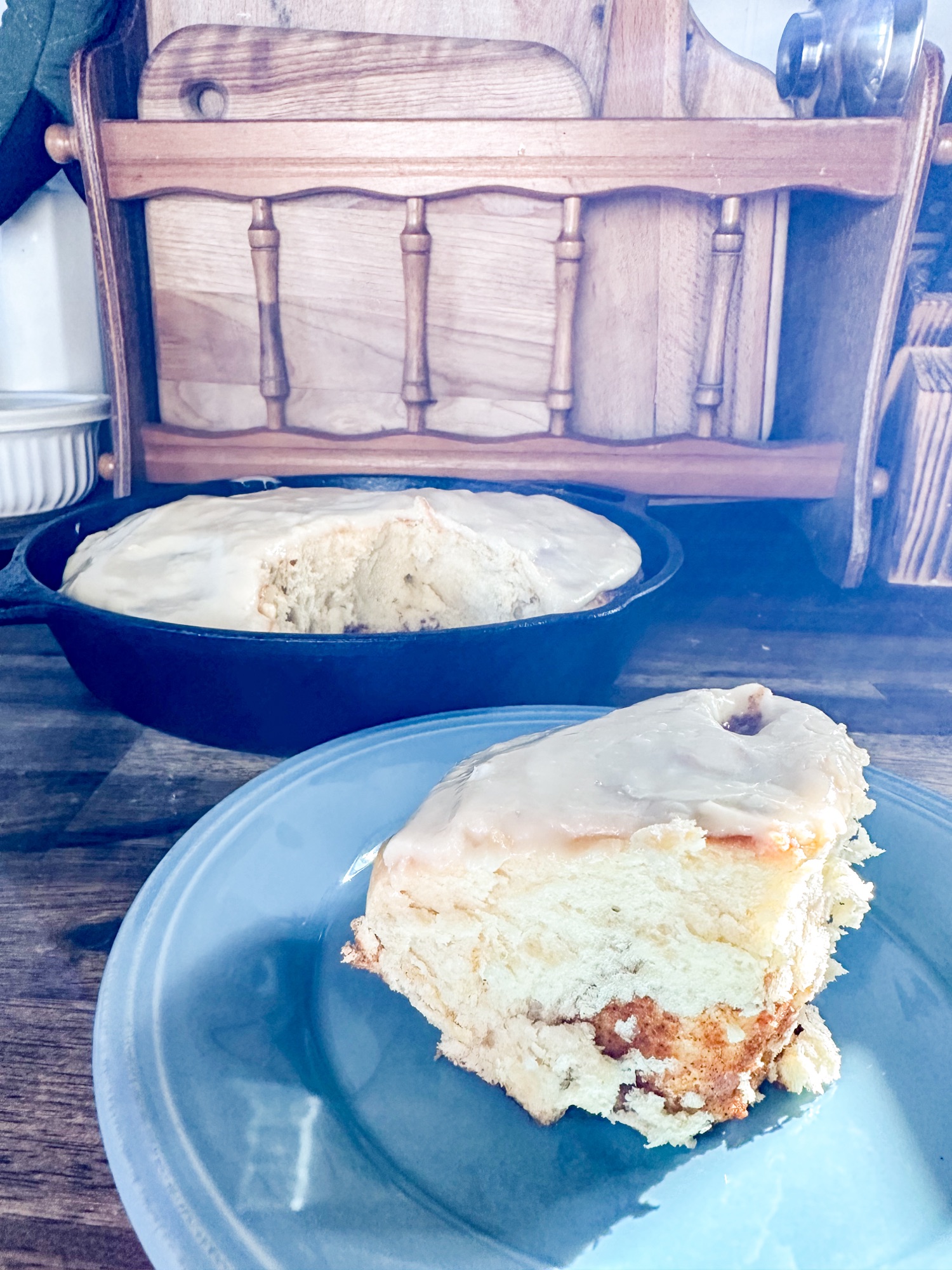 Pumpkin Cinnamon Rolls with Maple Cream Cheese Frosting